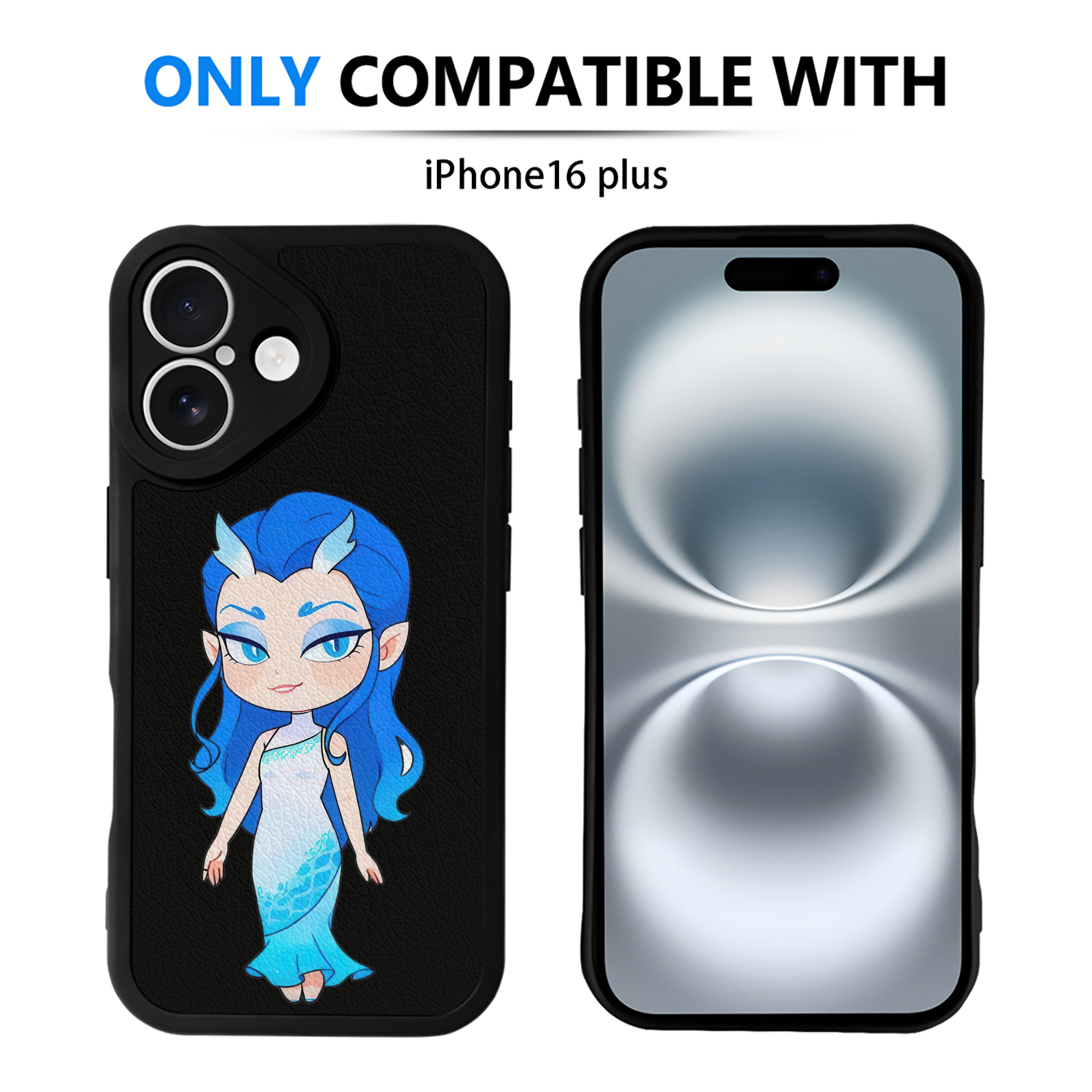 （画像用） Ne Zha 2 ナタ 魔童の大暴れ 【iPhone 16シリーズ対応】シリコンスマホケース（レザー調） 材質：シリコン